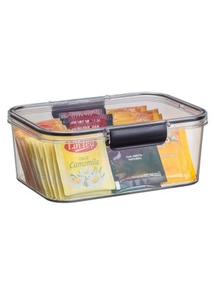 ORGANIZADOR 2,1L CLEAR 22X16,5X9CM UN.