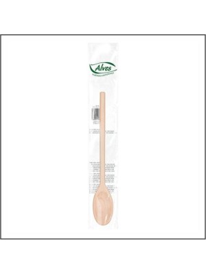 COLHER DE MADEIRA 38CM UN.