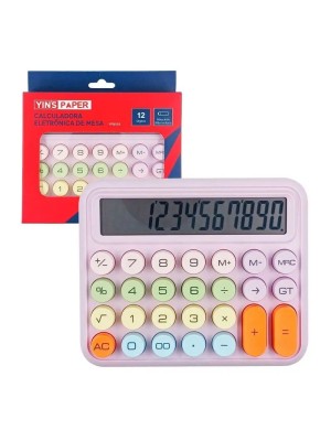 CALCULADORA DE MESA 12 DIGITOS SORTIDA UN. YINS