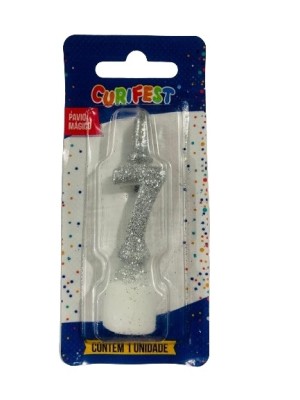 VELA STANDART PRATA N 7 - (2126) UN. CURIFEST