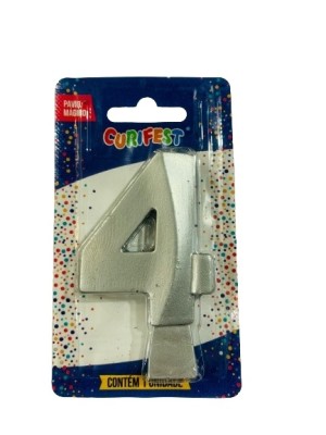 VELA CONCEPT METALLIC PRATA N 4 - (4592) UN. CURIFEST