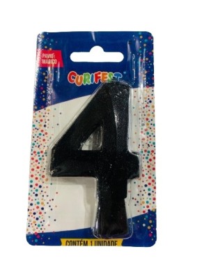 VELA CONCEPT METALLIC PRETA N 4 - (4602) UN. CURIFEST