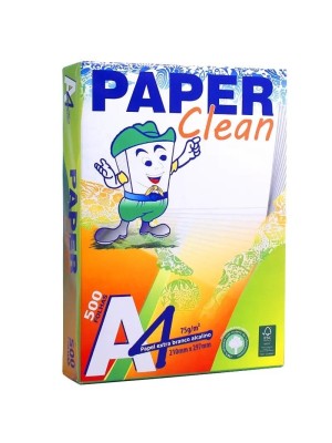 PAPEL A4 PCT C/500 FOLHAS PAPER CLEAN