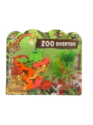ZOO DIVERTIDO C/15PCS UN. MOHNISH IMPORTS