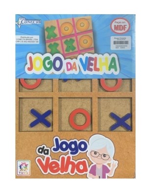 JOGO DA VELHA MDF UN. CONECTA BRASIL