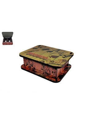 CAIXA DE BARALHO GOLD 18X15X6,3CM UN. CONECTA BRASIL