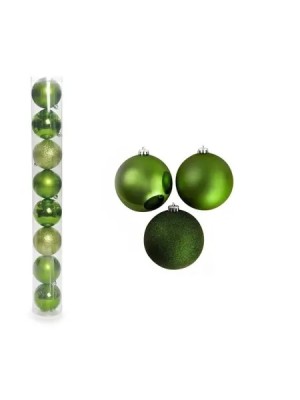 BOLA NATAL 5CM PCT COM 10 UNID CORES SORTIDAS - TOP IMPORTADORA