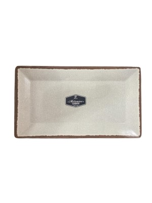 TRAVESSA DE MELAMINA AREIA 34.7X19.8X2.1CM UN. BELLAGIO