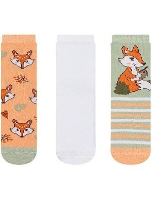 MEIA SOQUETE ADULTO 3PARES 34-39 UN. CIA DA MEIA