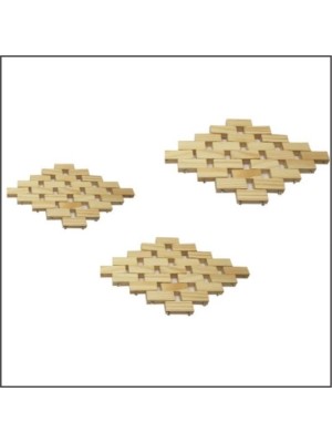 DESCANSO DE PANELA KIT UN. ARTEFATOS DE MADEIRA ALVES