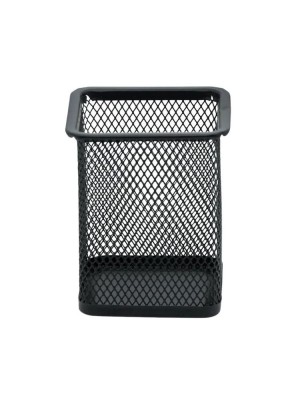 PORTA CANETAS 8X8X9,5CM QUADRADA UN. ALIANCA COMERCIO VAREJISTA