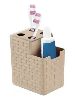 PORTA ESCOVA RATTAN COLOR UN. INJEPLASTEC