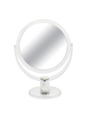 ESPELHO DE MESA DUPLA FACE 18X27,5CM UN. MADO CONS