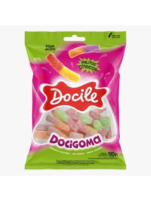 DOCIGOMA PALITOS CITRICOS 190G UN. DOCILE