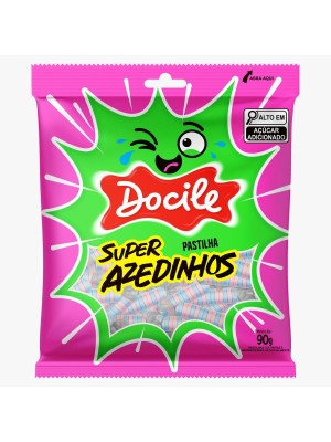 PASTILHA MINI SUPER AZEDINHOS 90G UN. DOCILE