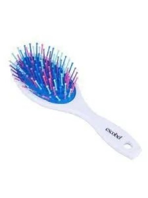 ESCOVA ALMOFADADA CANDY OVAL PEQUENA UN.