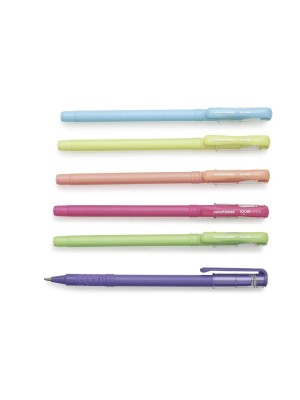 CANETA ESF. PASTEL DISPLAY C/50PCS UN. TREND 1.0 SORTIDAS