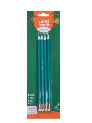 LAPIS GRAFITE HB C/4PCS UN.