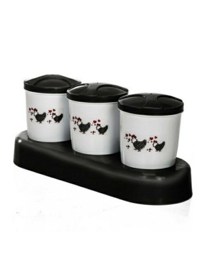 POTE CONDIMENTOS CONJ. C/3 PCS UN.