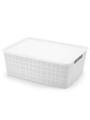 HOME ORGANIZER 10,5LTS BRANCO 36X26X13,5CM UN.