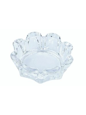 CINZEIRO DE VIDRO FLOWER 100ML 11CM UN.