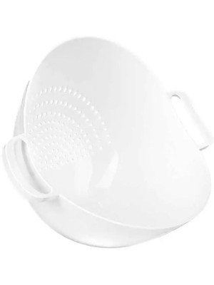 ESCORREDOR MULTIUSO ESCORRE E SERVE BRANCO 21,5X26X19CM UN.