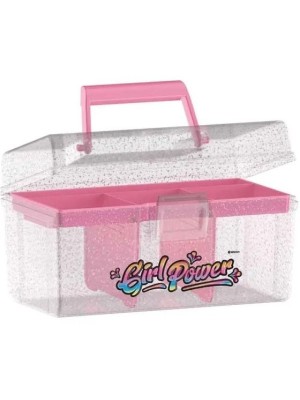 FRASQUEIRA CRISTAL C/DIVISORIAS MOVEIS 1,5L ROSA UN.