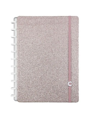 CADERNO INTELIGENTE GLITTER 87 FOLHAS 26X20CM UN.