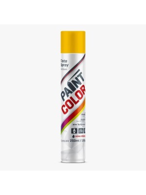 Tinta Spray 250ml Uso Geral Cor Amarelo