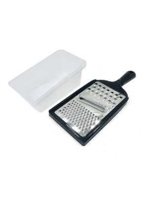 RALADOR C/DEPOSITO DE ACO INOX 24X9X7CM UN