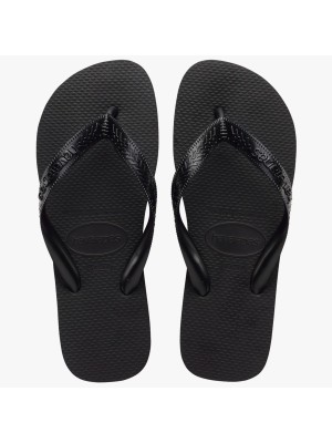 Havaianas Top Preto 35/36 – Chinelo Unissex Original em Borracha Confortável com Sola Antiderrapante para Uso Diário, Praia e Piscina