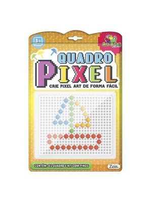 QUADRO PIXEL ENCAIXE P/DESENHO 16X14CM UN.