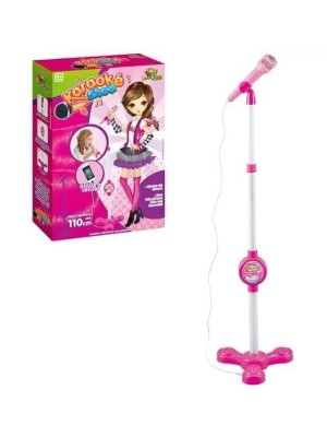 MICROFONE C/PEDESTAL 110CM UN.