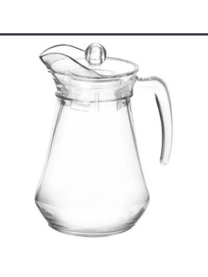 JARRA DE VIDRO C/ TAMPA 1.2L UN.