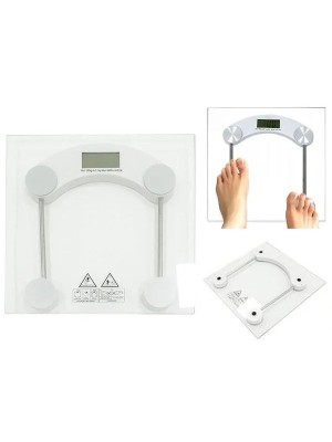 Balança Corporal Digital Até 180kg Com Vidro Temperado Premium