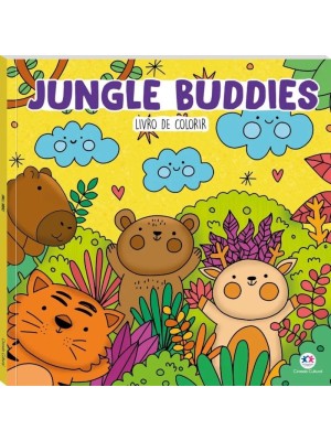 Livro Comfy & cozy books Jungle Buddies - Livro de Colorir