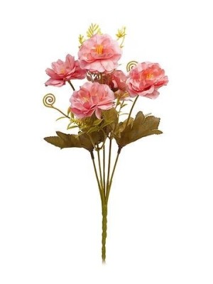 Mini Buque com 5 Flores Diversas Cores Decoracao 5 Galhos