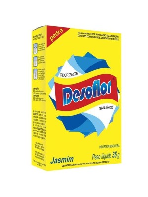 Pedra Odorizante Sanitaria Vaso Sanitario 35g Jasmim