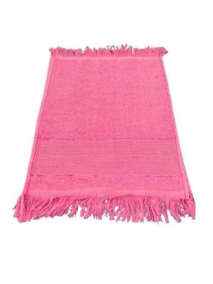 Toalha Social Slim Lisa 23x36cm 22g Rosa Secagem Rápida e Toque Suave para Mãos