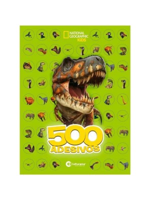 Livro 500 Adesivos Dinossauros - National Geographic Kids