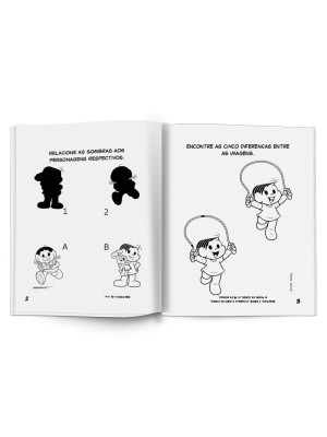 Livro Solapa Pop Com 4 Mini Livros De Atividades Disney Turma da Monica