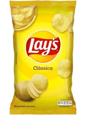 Lays Clássica Elma Chips Pacote Médio com 70g
