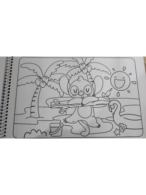 Livro de Colorir Estilo Boobie Goods Capa Mole Stix 20 Folhas Sortido 