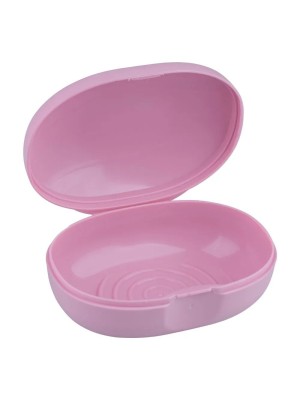 Porta Sabonete De Barra Saboneteira Plástica Atoxica Soft Quartz Rosa