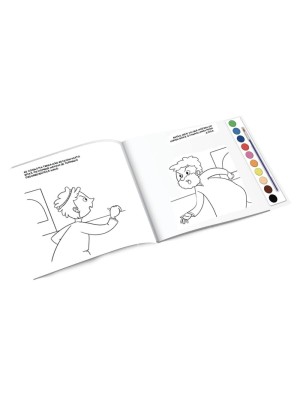 Livro De Aquarela Pop - A Arca De Noé Livro para Colorir Educativo