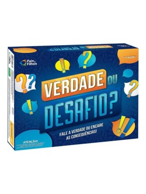 Jogo de Tabuleiro Verdade ou Desafio – Diversão para Crianças e Família