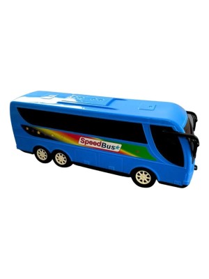 Ônibus Speed Bus na Caixa Diverplas – Brinquedo Infantil de Plástico Resistente, Seguro e Colorido para Crianças