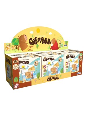 Mini Quebra-Cabeça Capivara em MDF – 10 Peças Educativo e Fofo