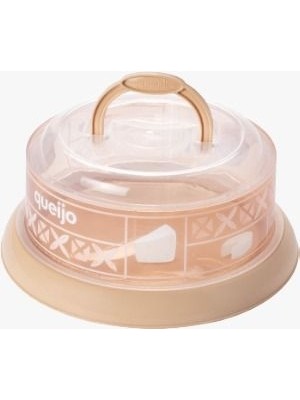 Queijeira Plasútil com Alça e Tampa Rosca – Linha Decora Café da Manhã