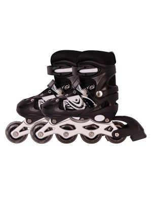 Patins In Line Masculino Ajustável Tam 35-38 Esporte Lazer Infantil Juvenil Confortável e Seguro